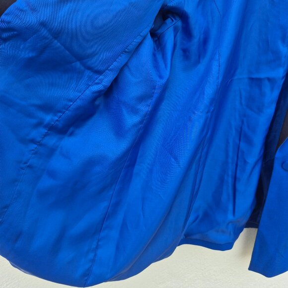 NWT Eloquii Cobalt Blue Tuxedo Blazer Size 22 - Picture 10 of 14